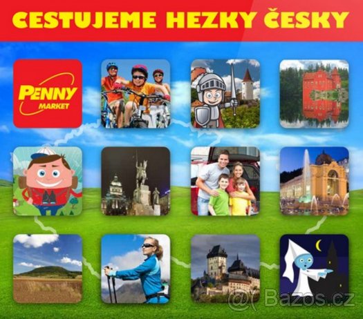 Samolepky Penny Cestujeme hezky česky - 6