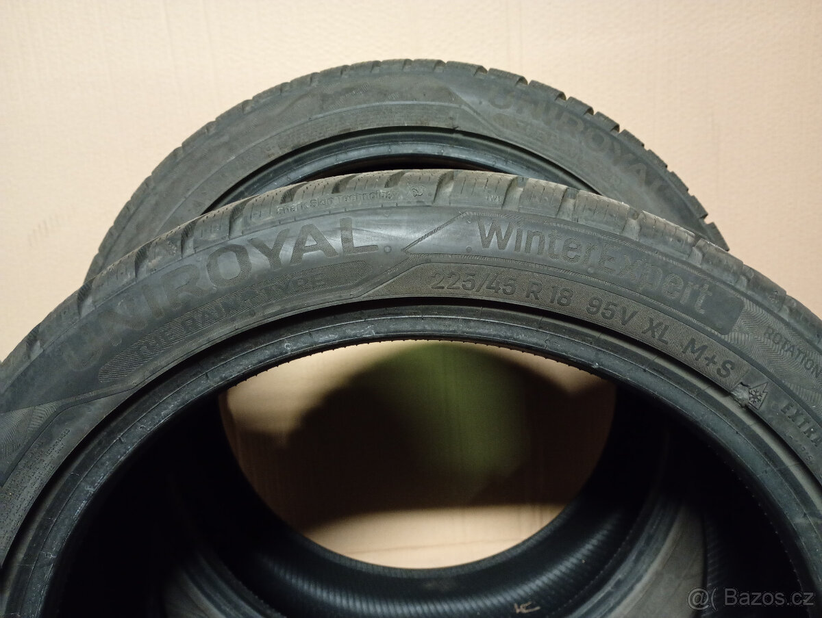 2ks - zimní pneu UNIROYAL 225/45 R18 - defakto zánovní - 6