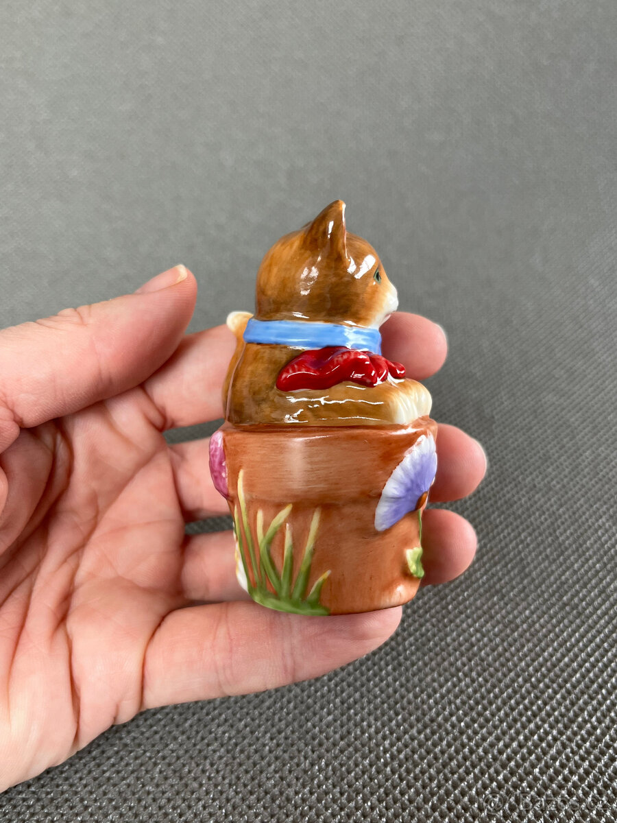 Hutschenreuther Porcelánová soška Koťátko 7.5 cm - 6