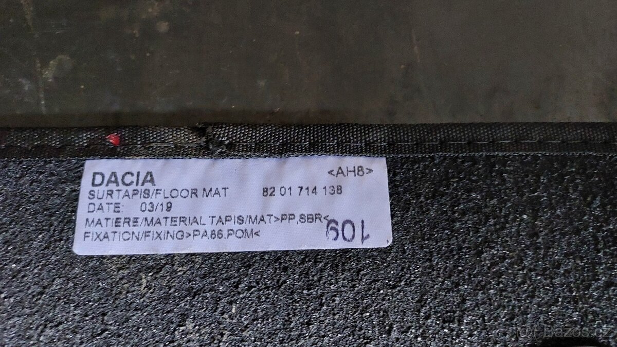 Prodám textilní koberce Dacia Duster 2019 - 6