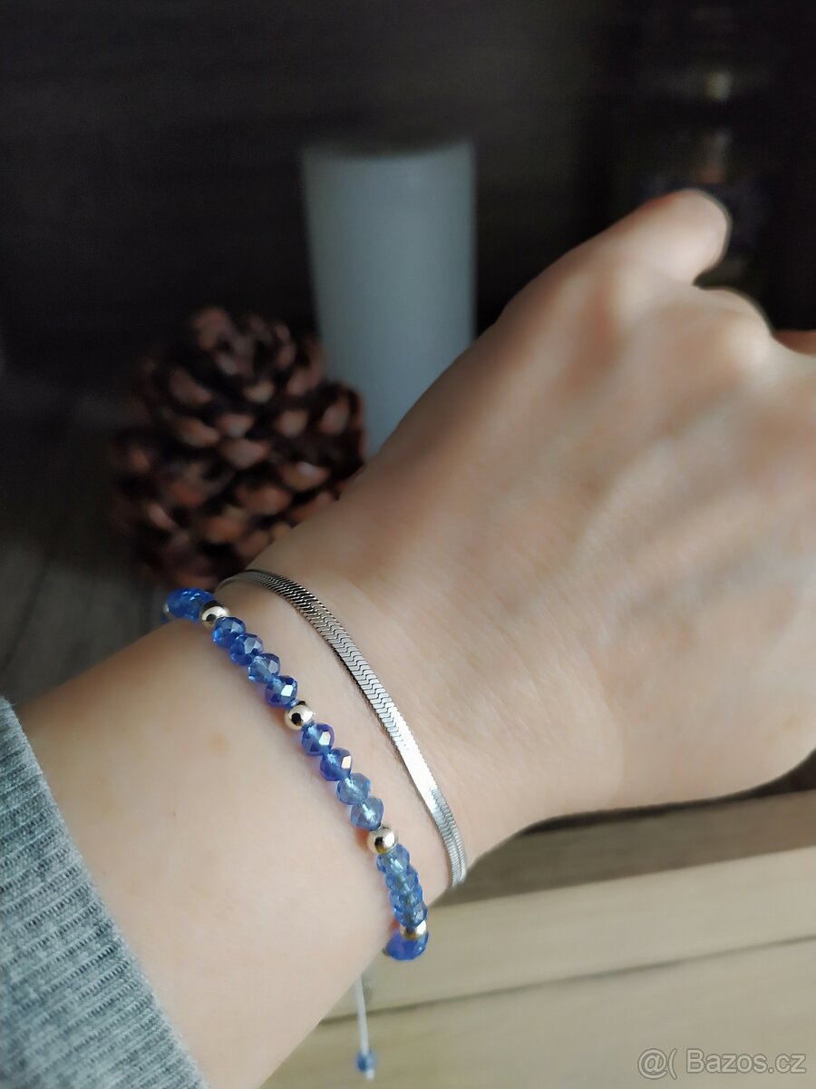 Set náramků hadí ocel - 6