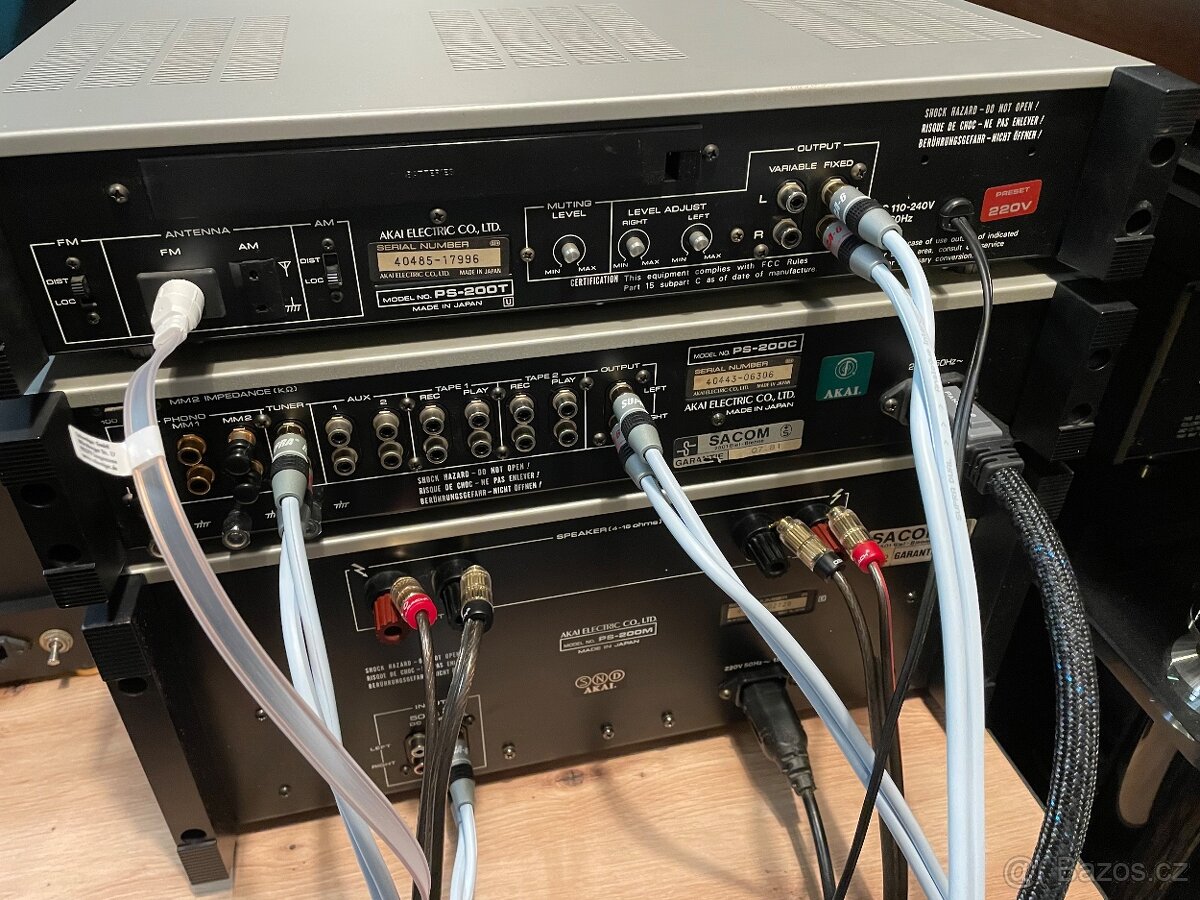 HiFi sestava AKAI / PS-200T, PS-200C, PS-200M / - 6