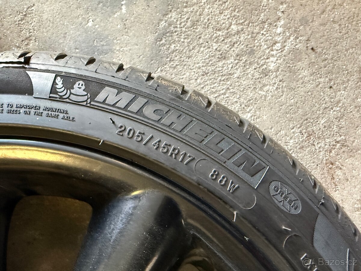 Originální alu kola Mini Cooper S 4x100 R17 - Michelin 7 mm - 6