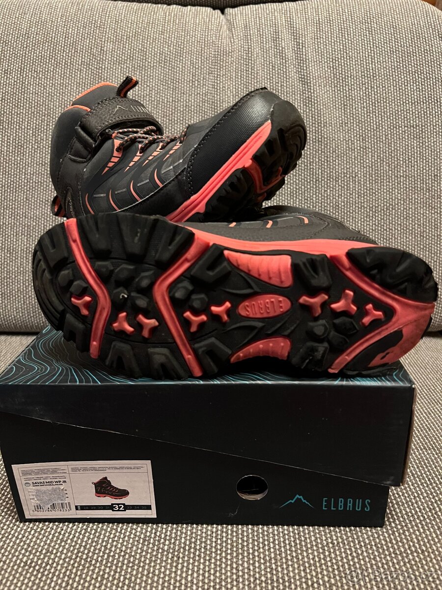 Dětské trekové boty vel. 32 voděodolné. - 6