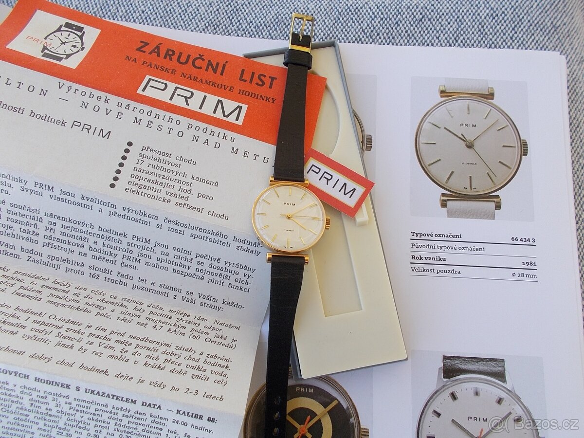 Trezorovky vzacne damske hodinky prim valecky 1981 v komplet - 6