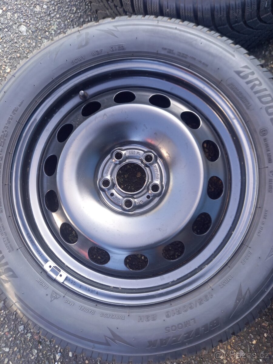 NOVÁ zimní sada Š.Kamiq/Scala+ 195/60R16 Bridgestone. - 6