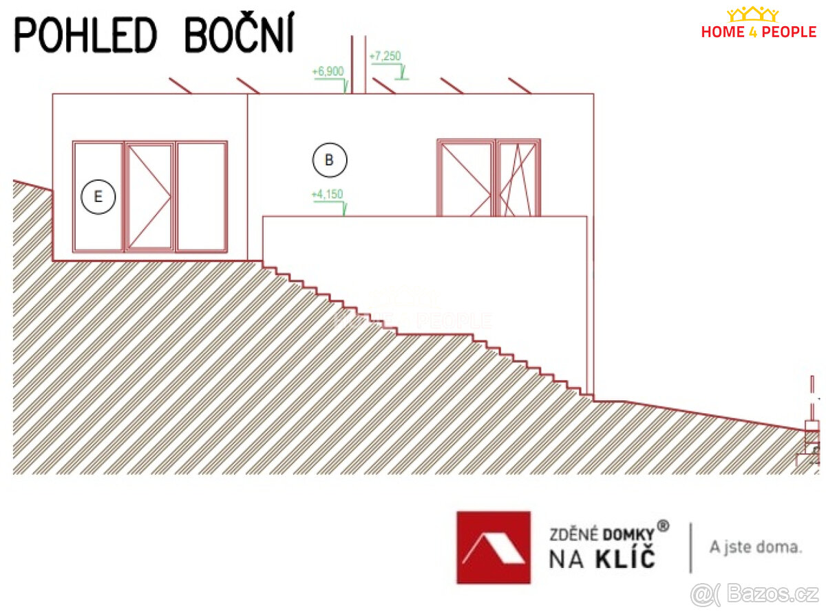 Projekt RD 4+kk na klíč ve Zlíně ul. Pampelišková - 6
