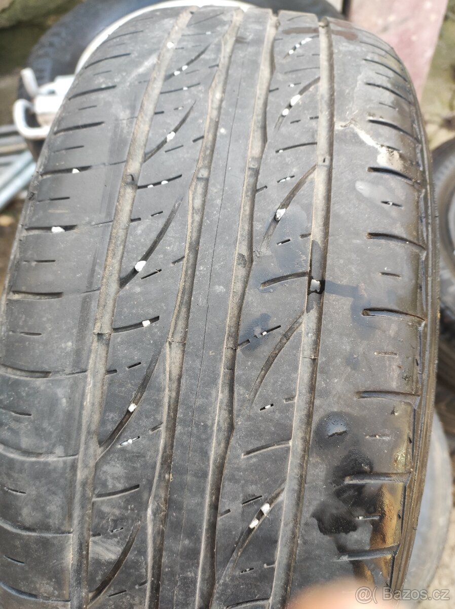 Prodám ALU kola s letním pneu na Toyotu Corolla - 6