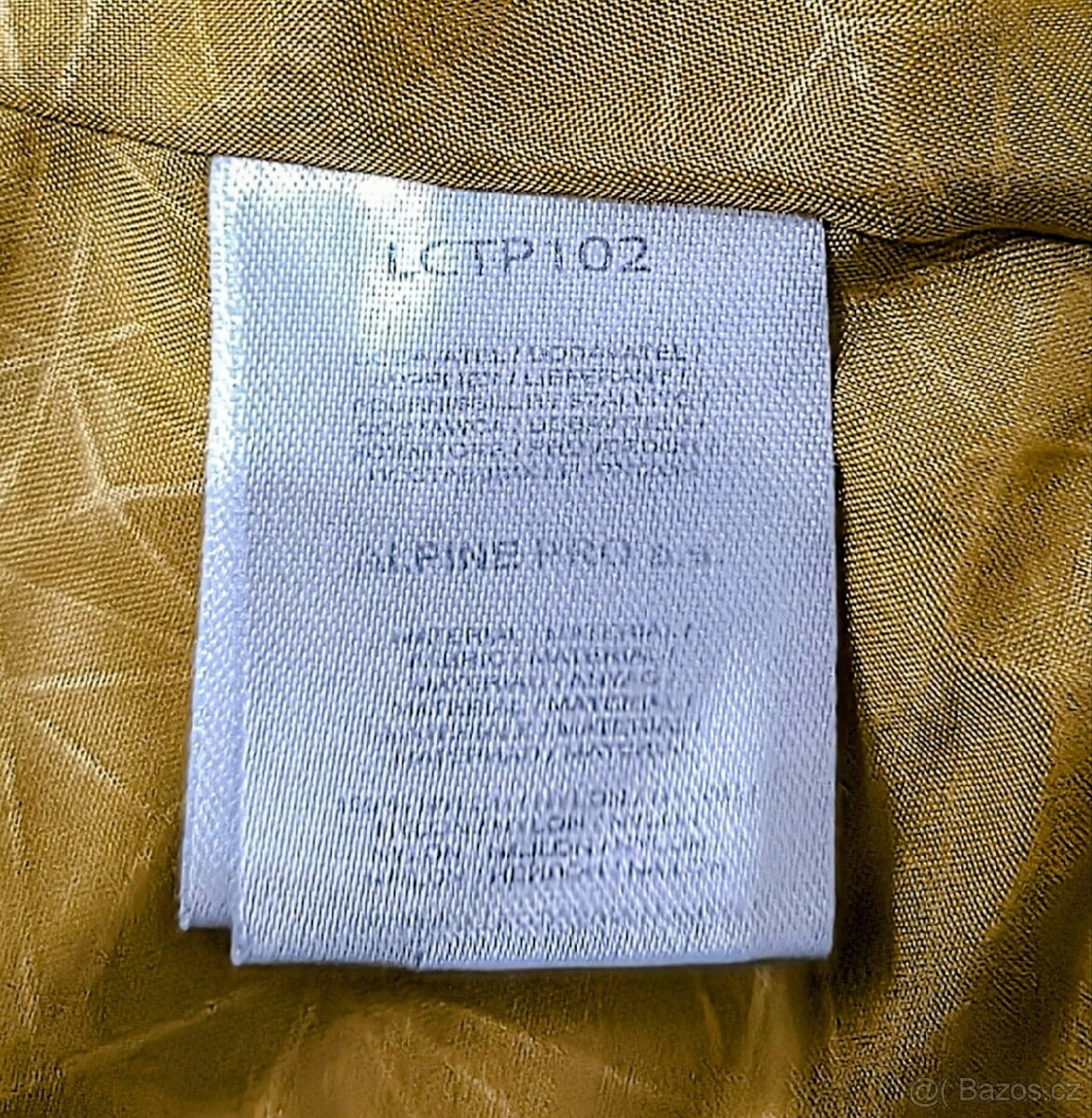 Hořčicový zimní kabát Alpine Pro - 6