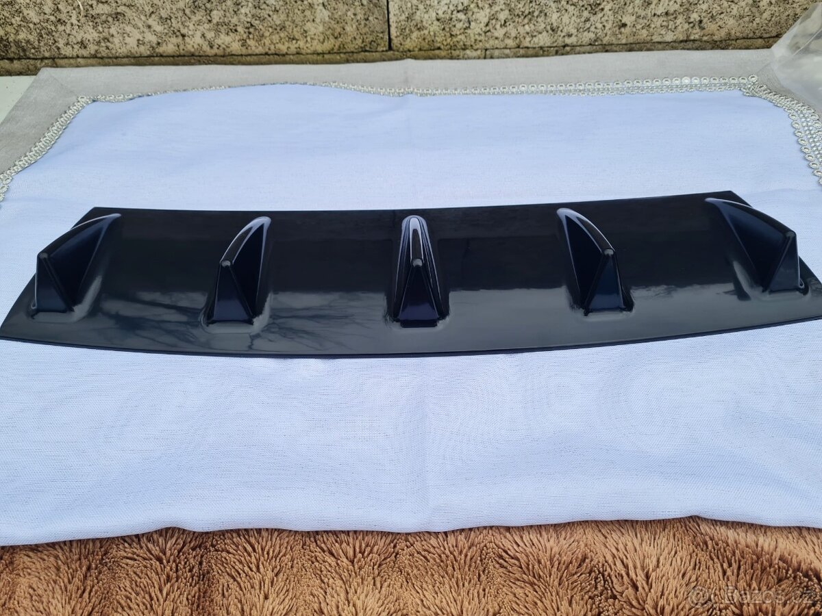 Spojler zadného nárazníka difúzorové plutvy žralocie plutvy - 6