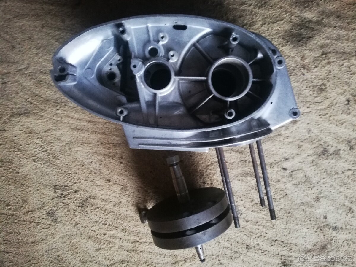 JAWA 250/559 PANELKA PÁROVÉ BLOKY KARTERY SKŘÍŇ MOTORU+KLIKA - 6