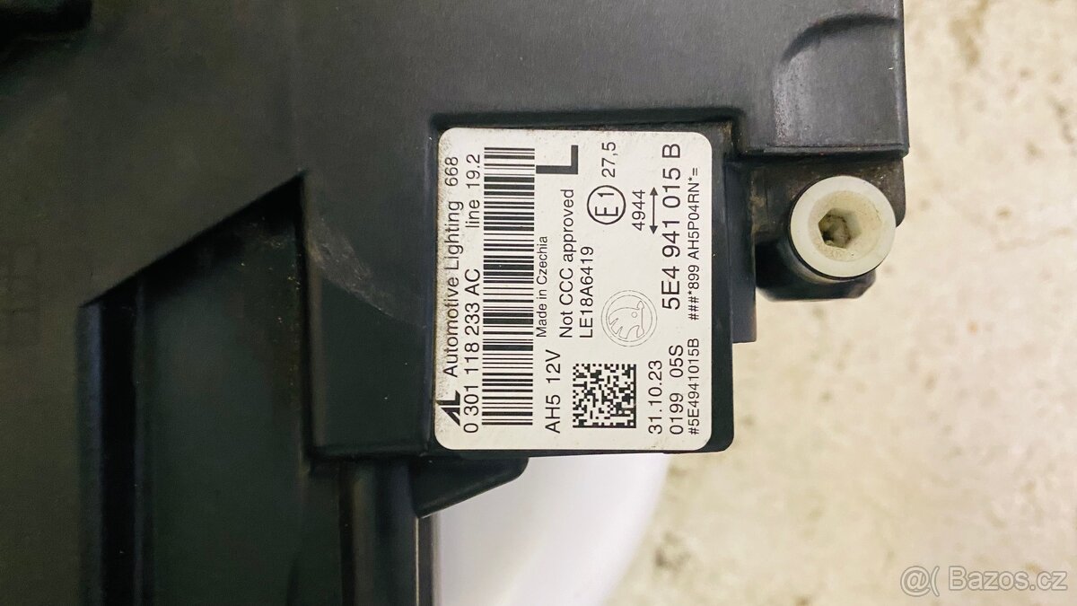 Levé přední světlo Škoda Octavia 4 - 6