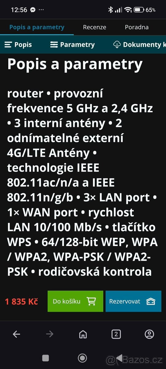 router : TP-LINK archer mr200 4G/LTE - 6