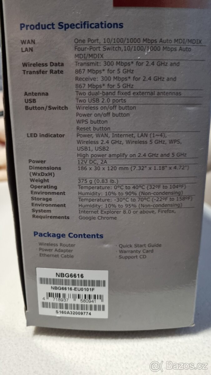 Wifi router Zyxel - 6