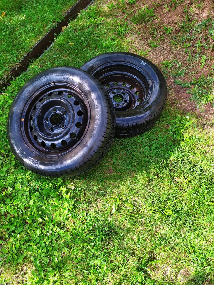 Disky r15, 5x108 ET 47, pneu 185/65/15 - 6