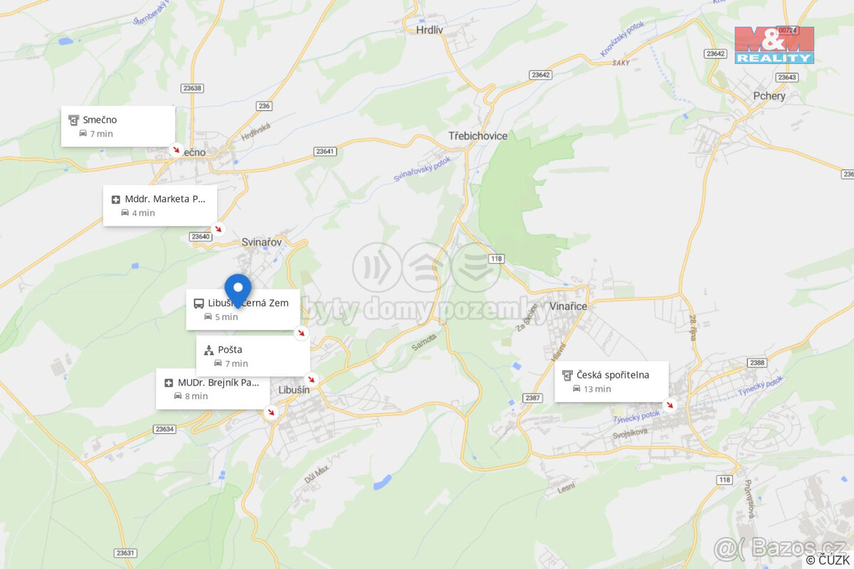 Prodej pozemku k bydlení, 1223 m², Svinařov - 6