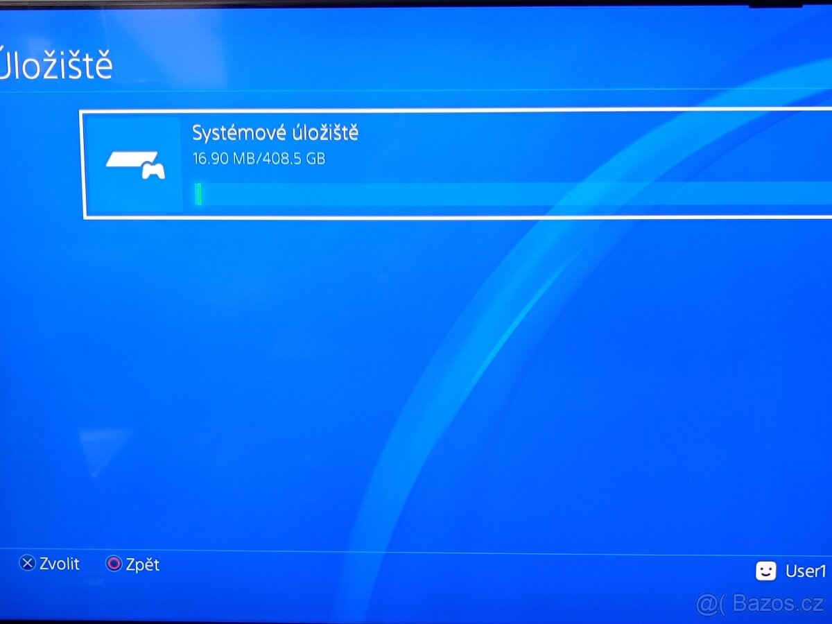 PS4 Slim 500GB, originál ovladač + hry / PlayStation 4 - 6