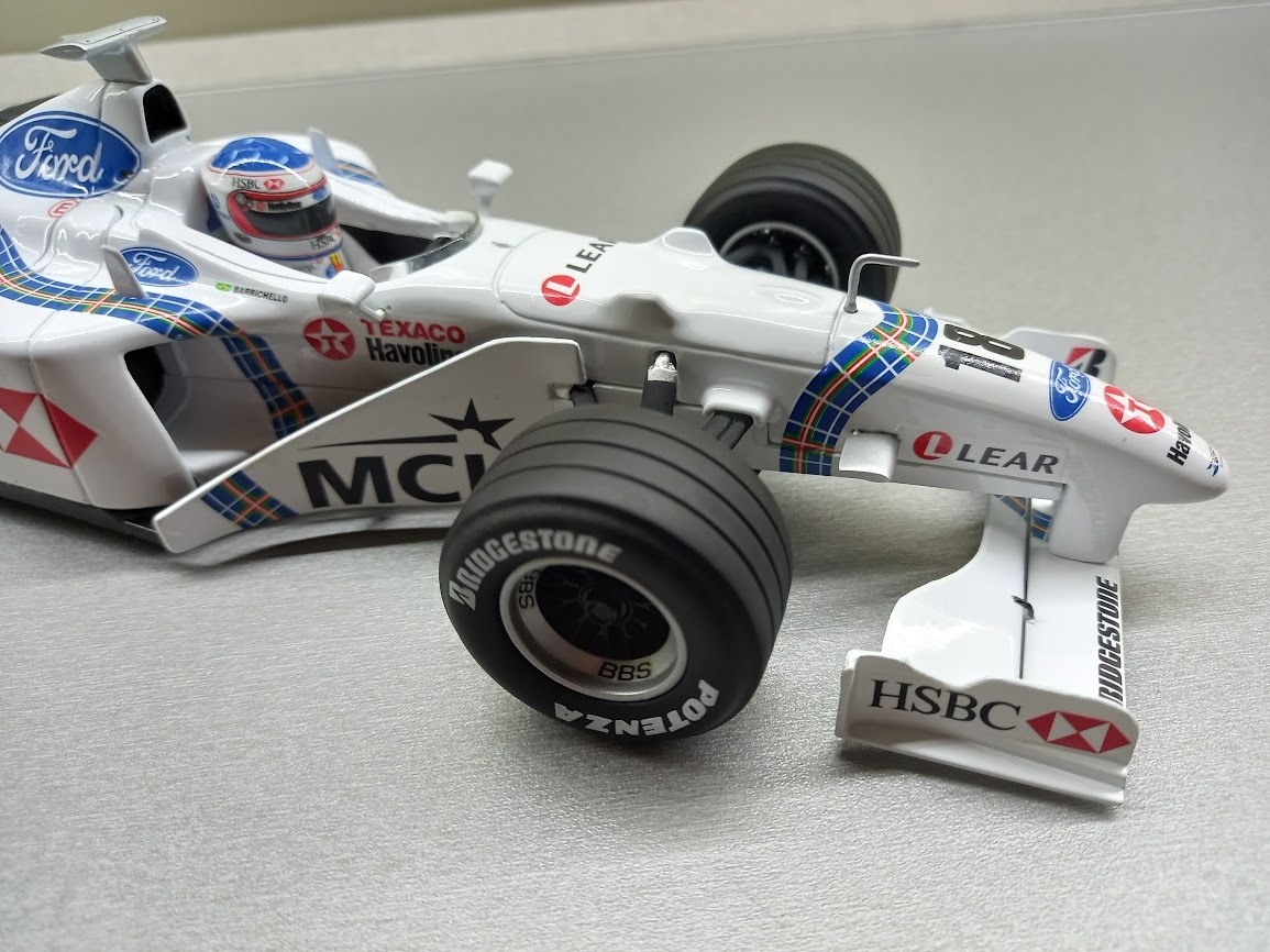 F1 STEWART FORD SF2 1998 BARRICHELLO HOTWHEELS 1:18 - 6