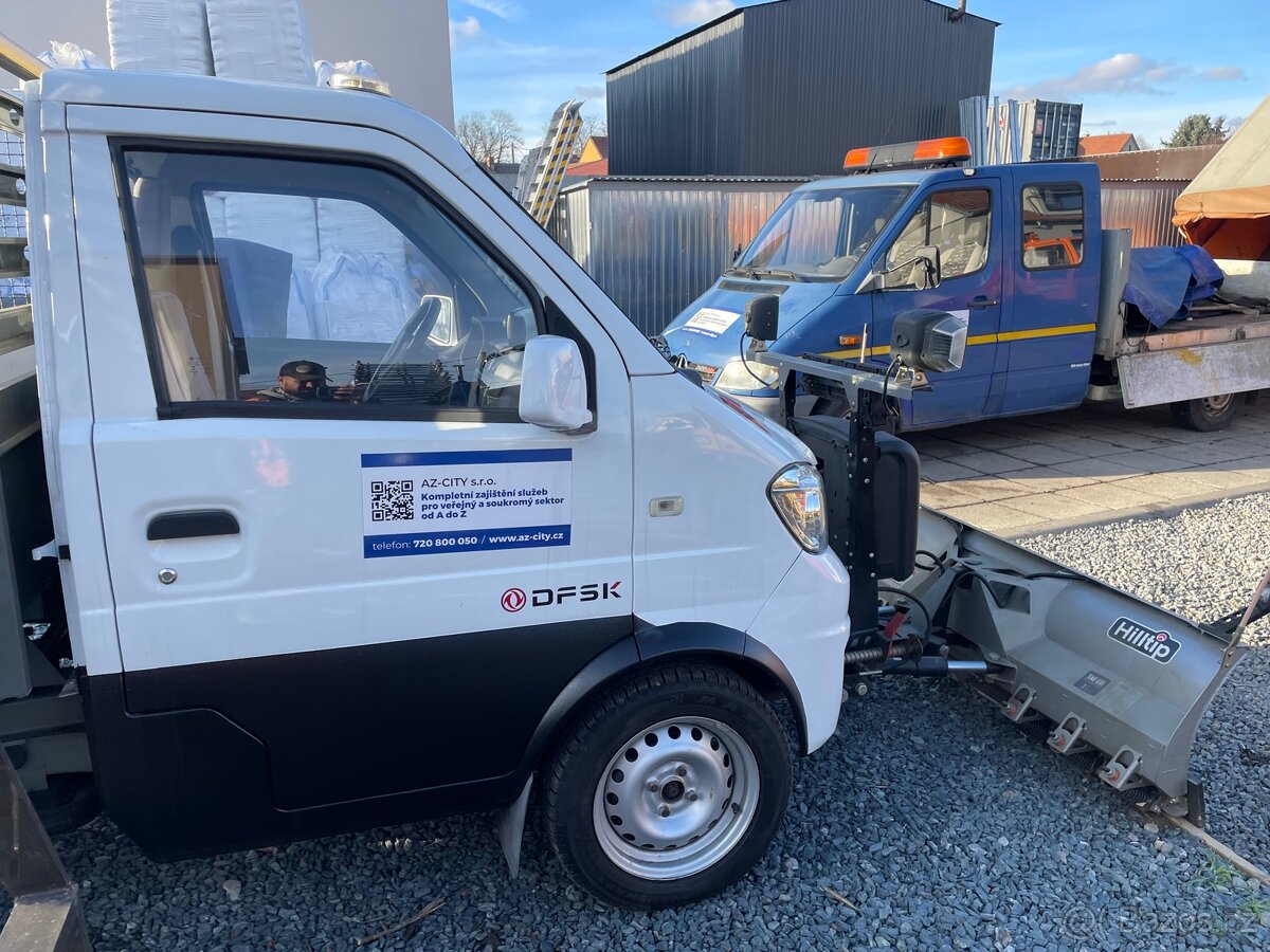 DongFeng DFSK 4x4 3straný sklápěč, Radlice a sypač - 6