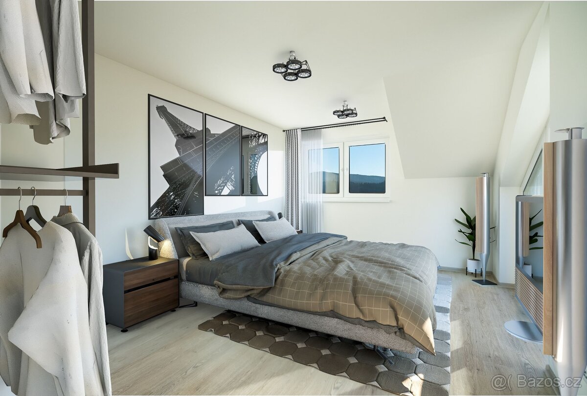 Prodej poloviny moderního dvojdomu 5+kk (130 m²) s privátní - 6