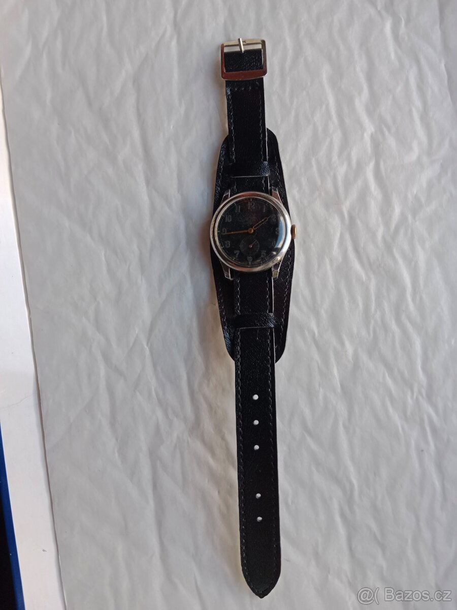 Staré, funkční, vojenské Sviss hodinky- Metro - 6