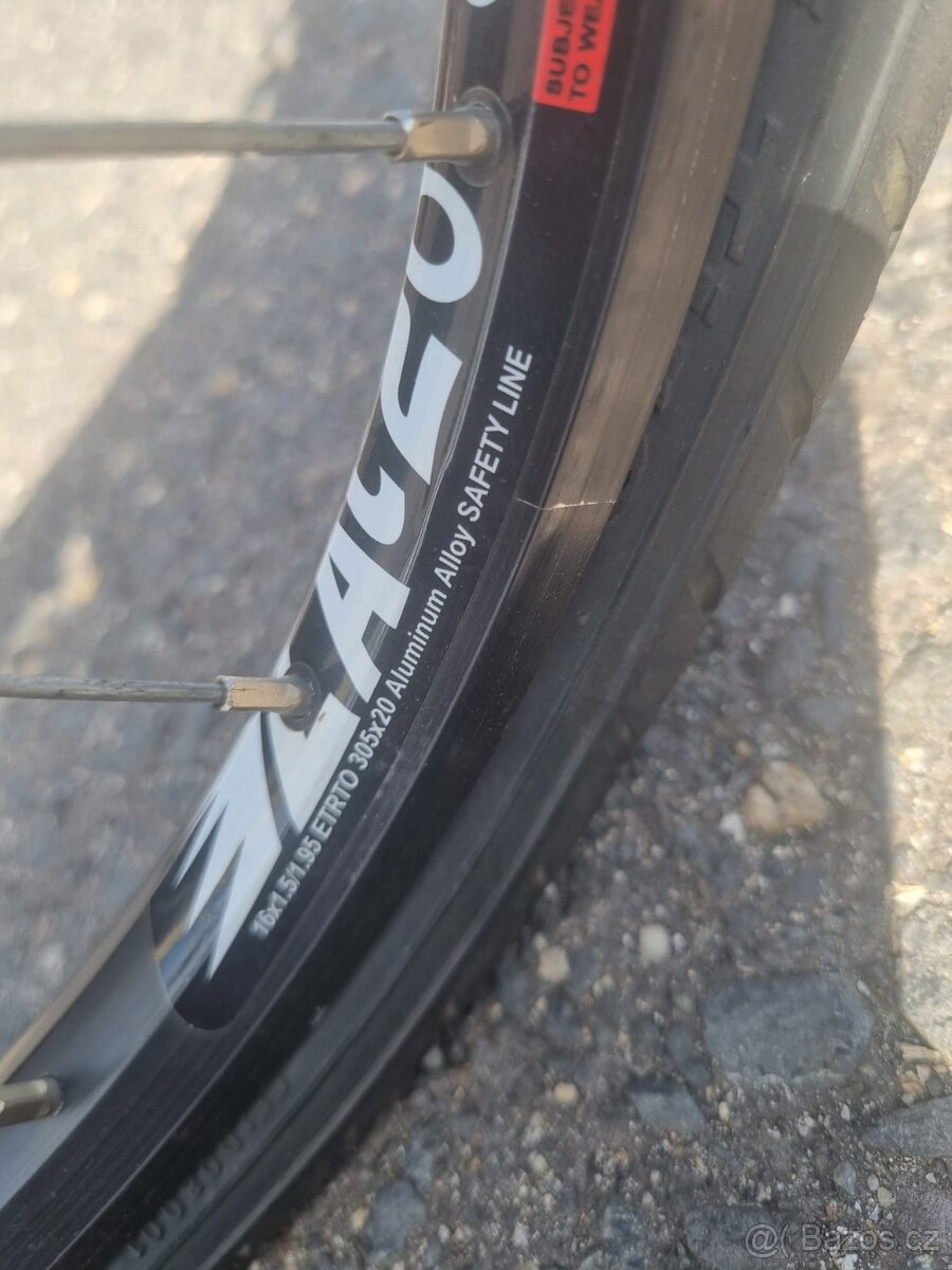 Dětské kolo 16´´ Rockmachine Mustang + tažné - 6