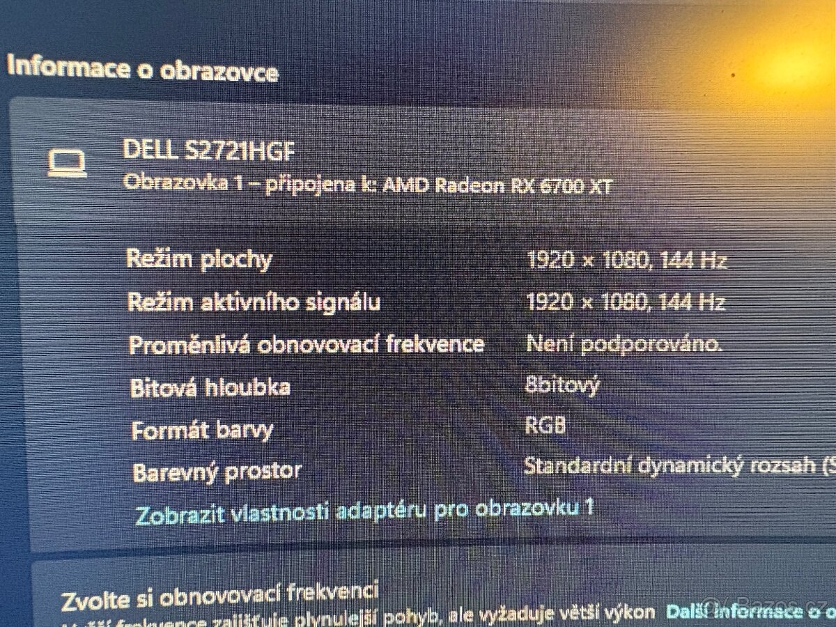 Herní PC s monitorem-i5 12400F, RX 6700XT - 6