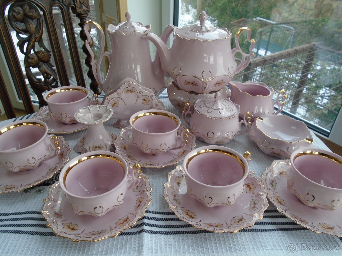 Kávová čajová souprava - likvidace. - 6