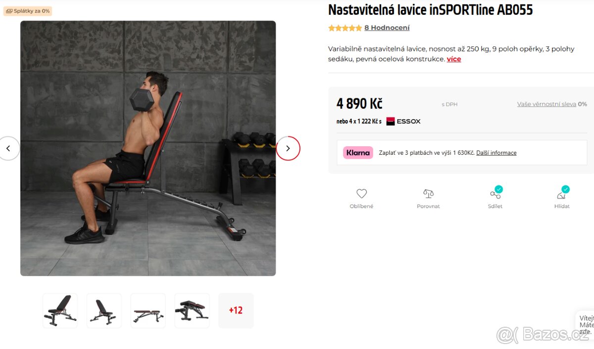 Posilovací lavice Insport Line - 6