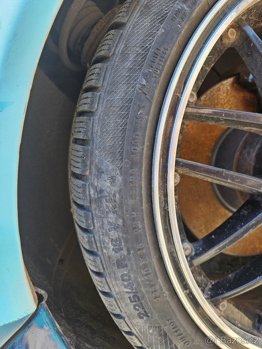 Krásná kola R18 s chromovým límcem BMW E46 E90 E87 atd. - 6