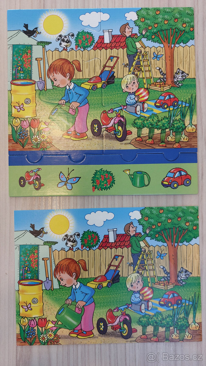 Puzzle soubor 3+3 - 6