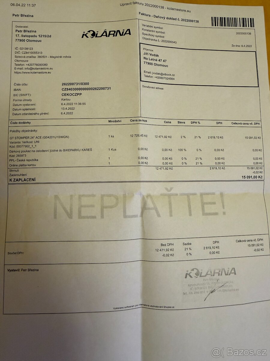 GT STOMPER ACE 24" - 6