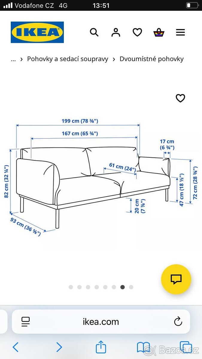 Pohovka Äpplaryd IKEA - 6