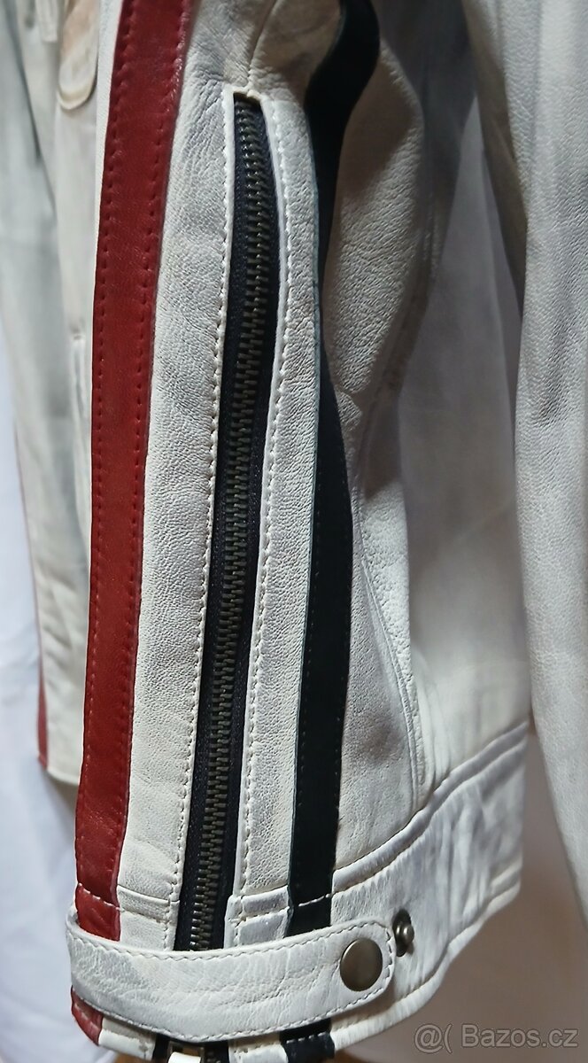 Pánská bunda z měkké kůže - 6