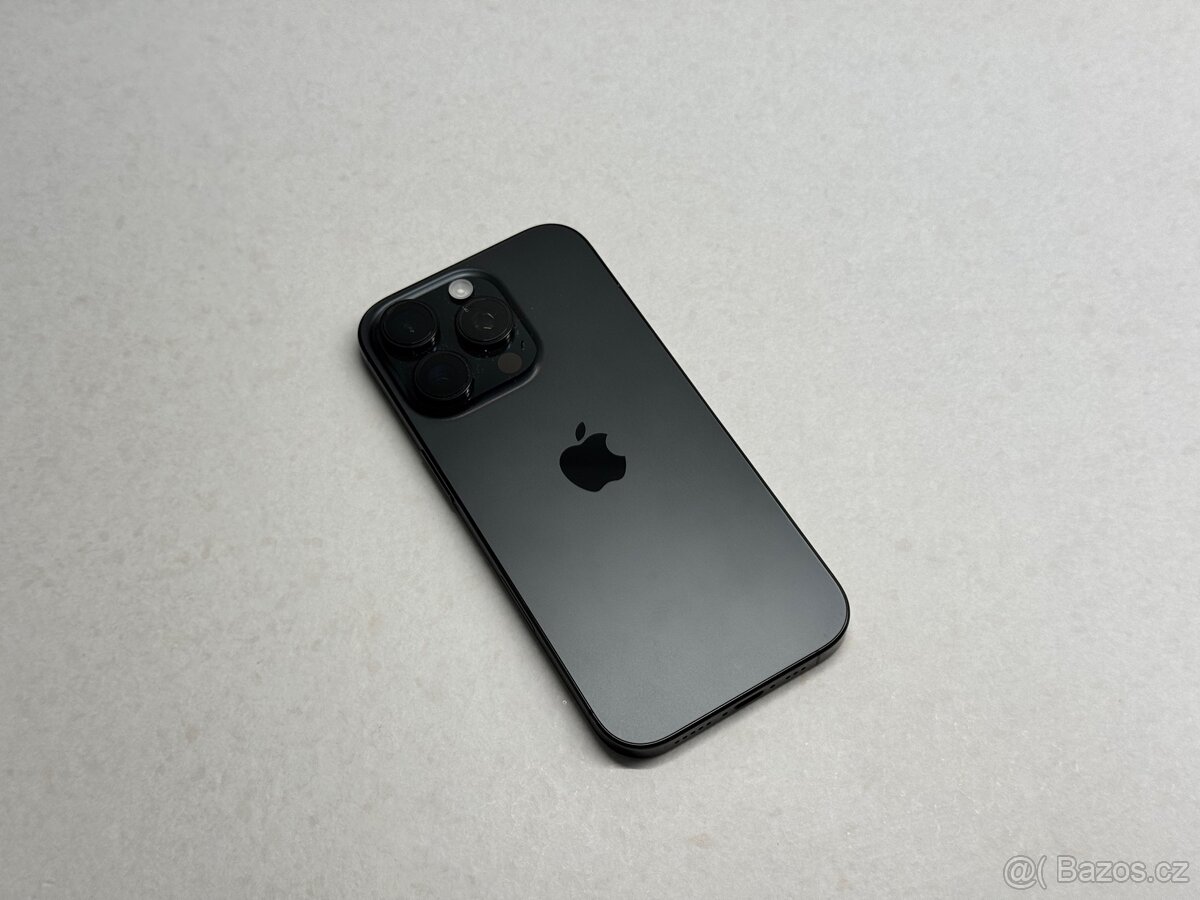 Apple iPhone 16 Pro 512GB–Černý,Baterie 100%, Krásný stav - 6