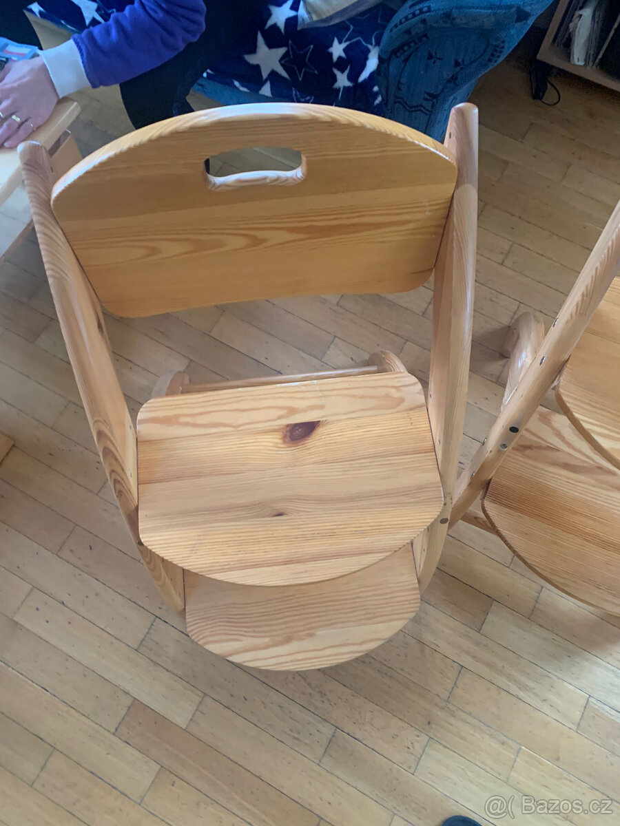 prodám rostoucí židle -masiv - 6