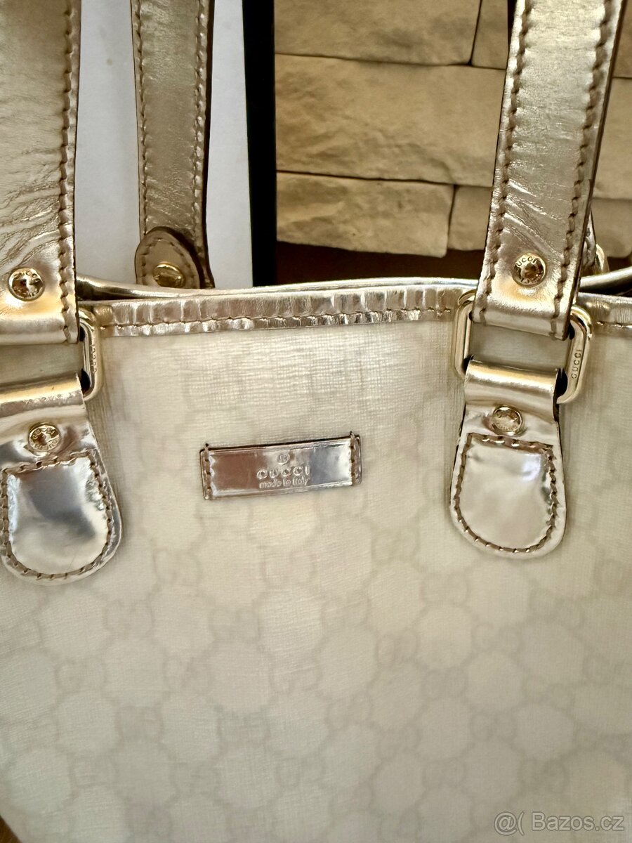 Gucci bílá kabelka, originál - 6