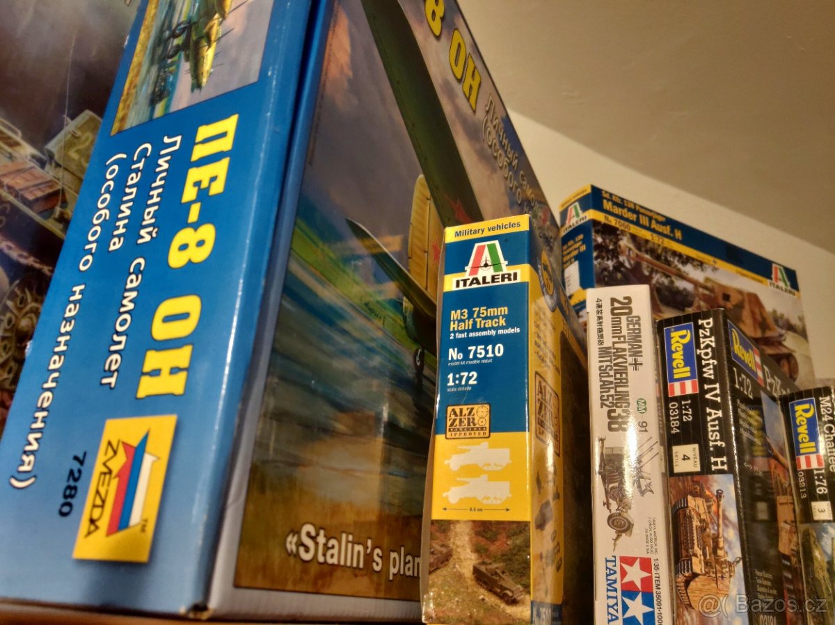 Plastové modely Revell, Zvezda, Italeri, Tamiya + dioramy - 6