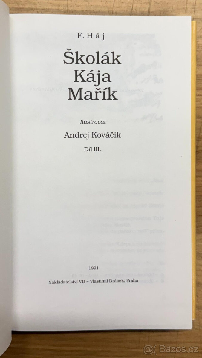 4x Kája Mařík KOMPLET Autor: Felix Háj - 6