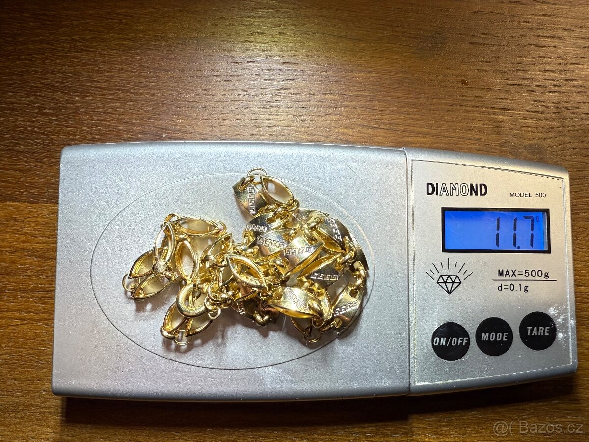 Zlatý řetízek 11,7gramu - 6
