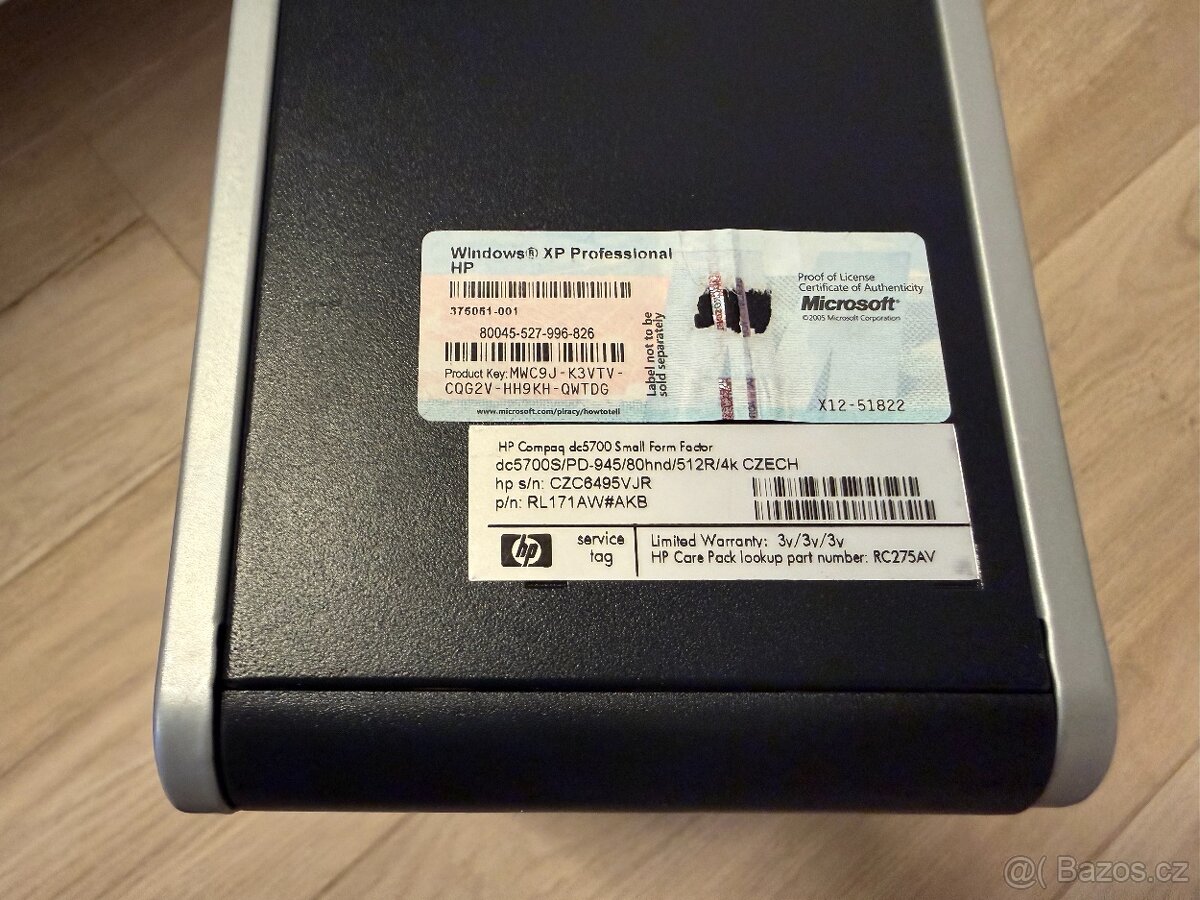 stolní PC HP Compaq dc5700S - 6