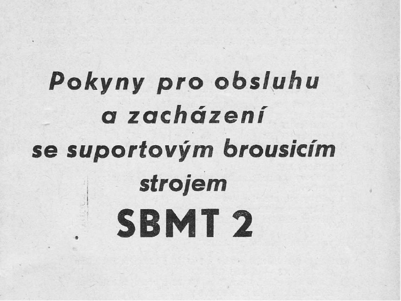 Bruska suportová SBMT 2 B - 6
