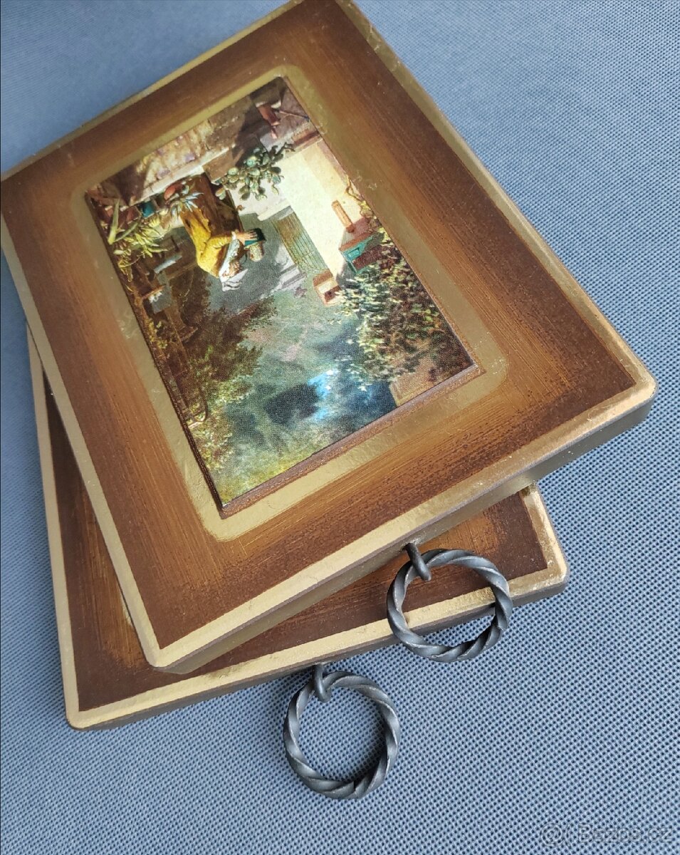 Sběratelský vintage kopie obrazu Karela Spitzwega - 6