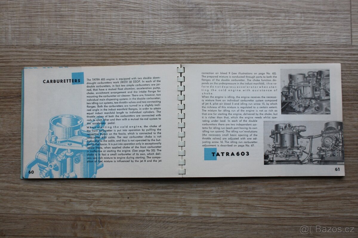 Tatra 603/1 - Driver's Manual 2nd issue 1961 - 6