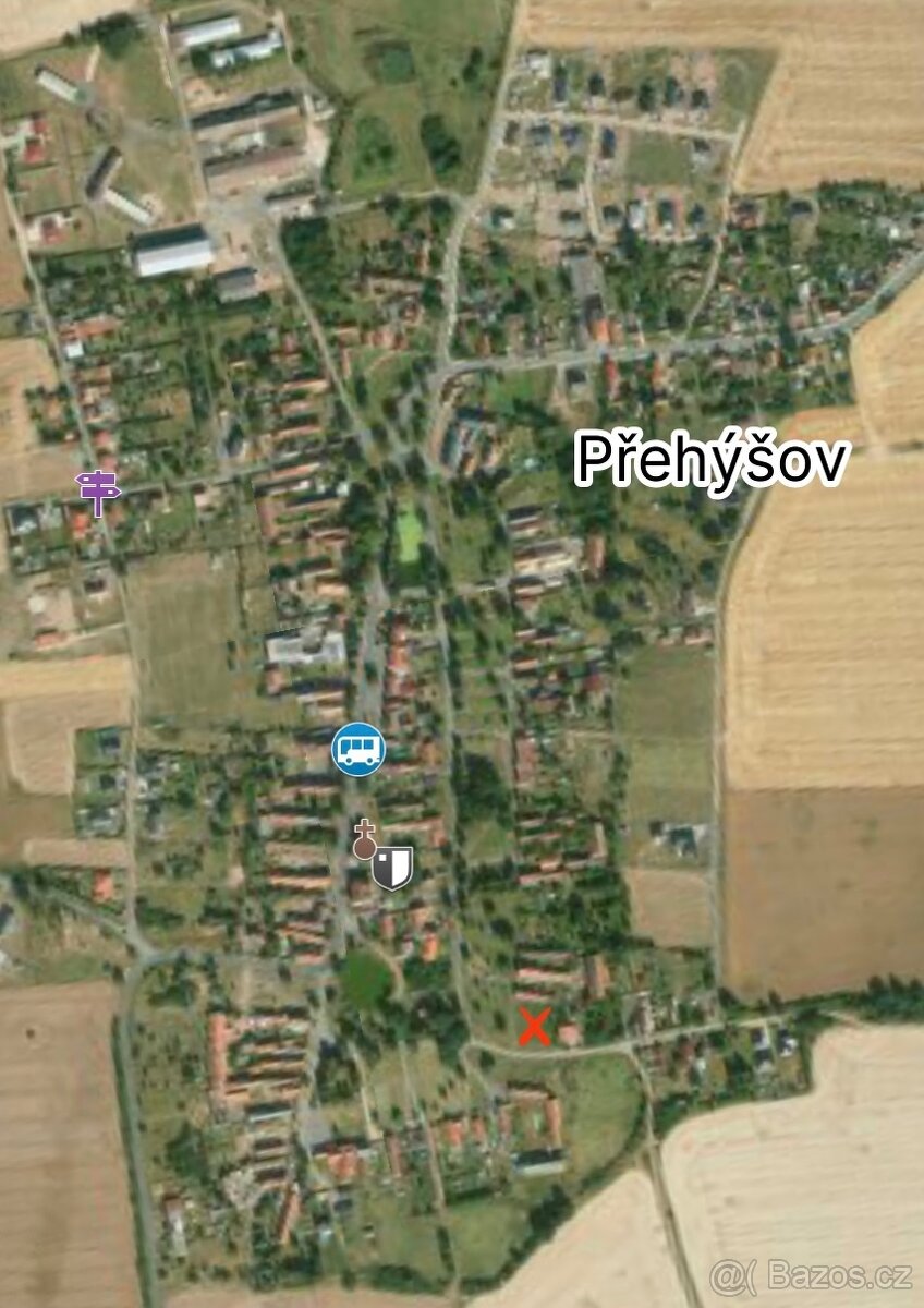 Prodej stavební pozemek Přehýšov 1221 m2 - 6