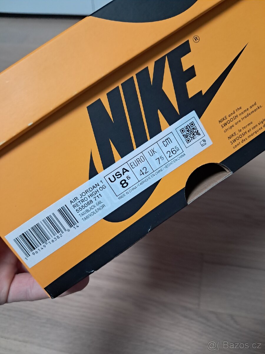 Jordan 1 high yellow toe (taxi) - 6