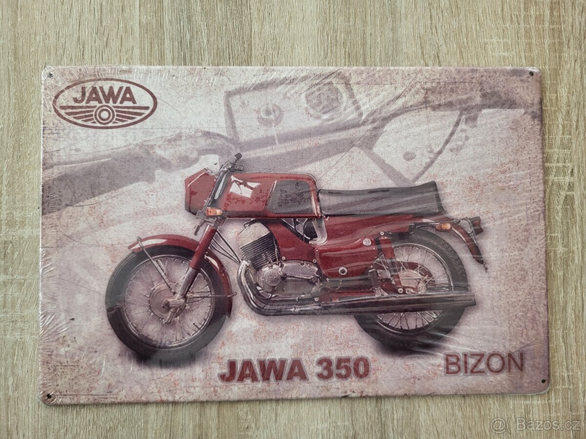 Retro plechové cedule JAWA - 6