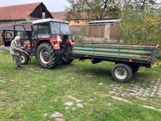 vlek za traktor s SPZ - 6