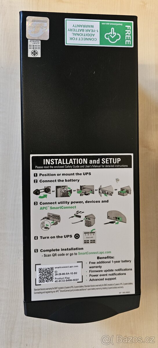 APC UPS - 750 - Záložní zdroj - bez baterie - 6