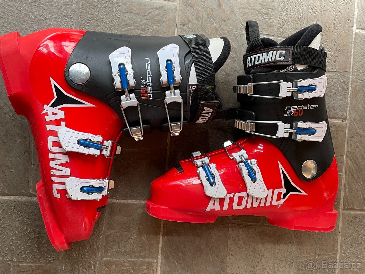 Lyže 140 cm + lyžáky 38-39. Použité jeden týden. - 6